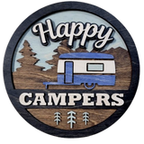 Happy Campers - Multi-Layer 10" Round